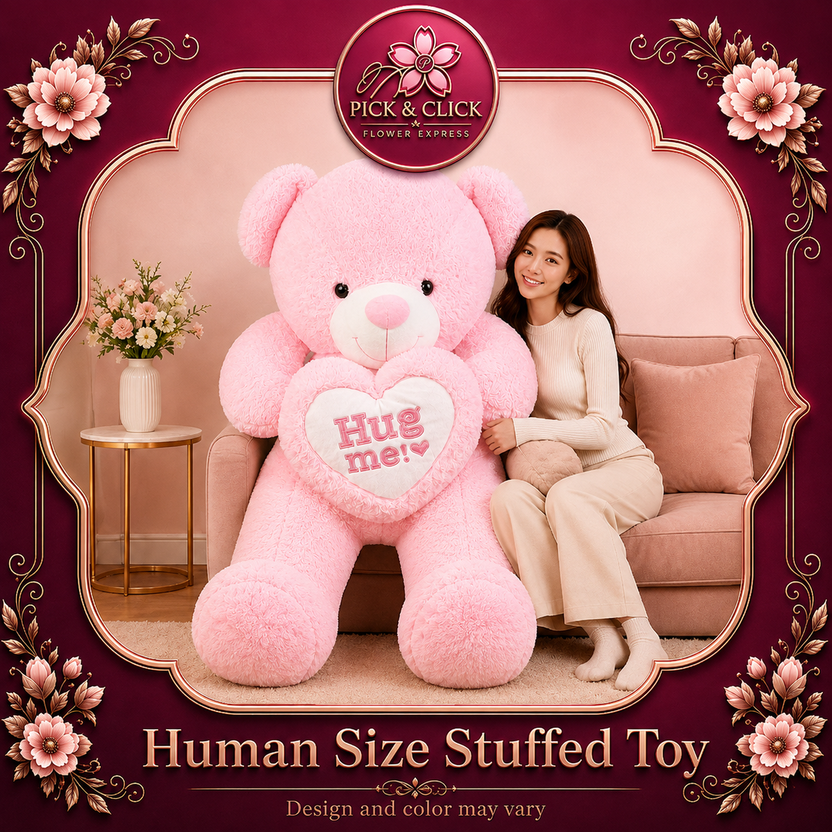 Human Sized Stuffed Toy (design varies depends on availability)