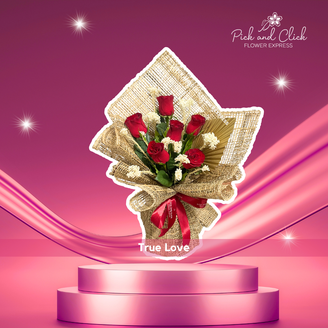 Red rose bouquet same-day delivery Metro Manila flower shop