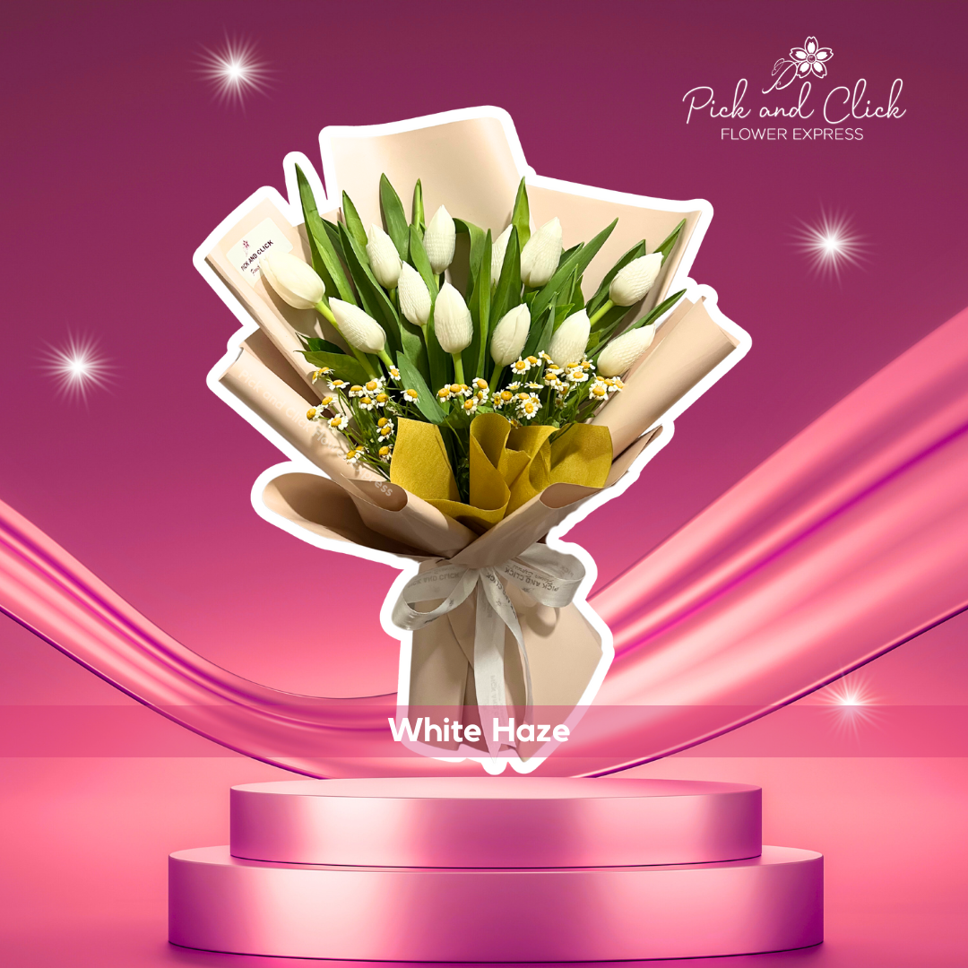 White Tulips Bouquet
