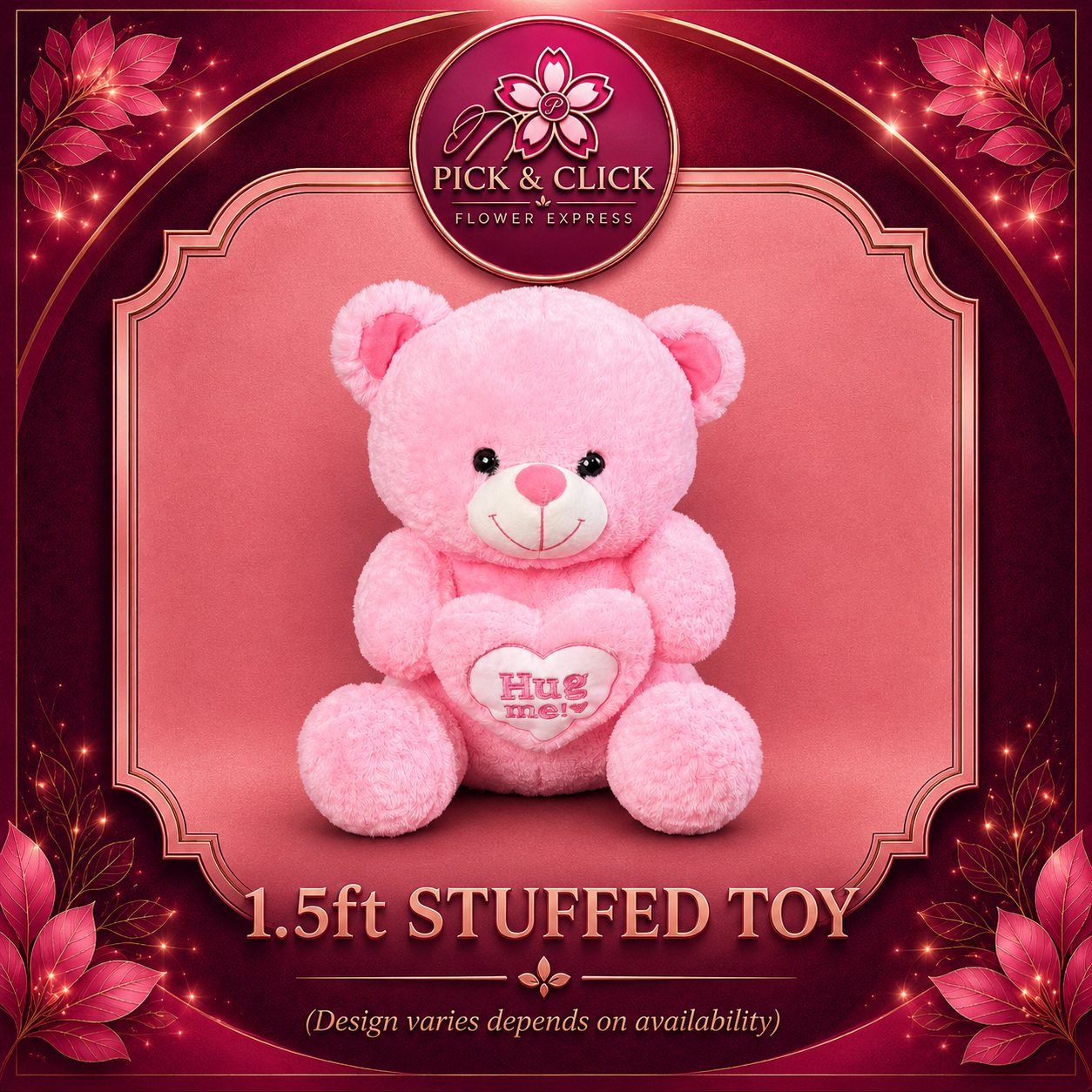 1.5ft Stuffed Toy (design varies depending on availability)