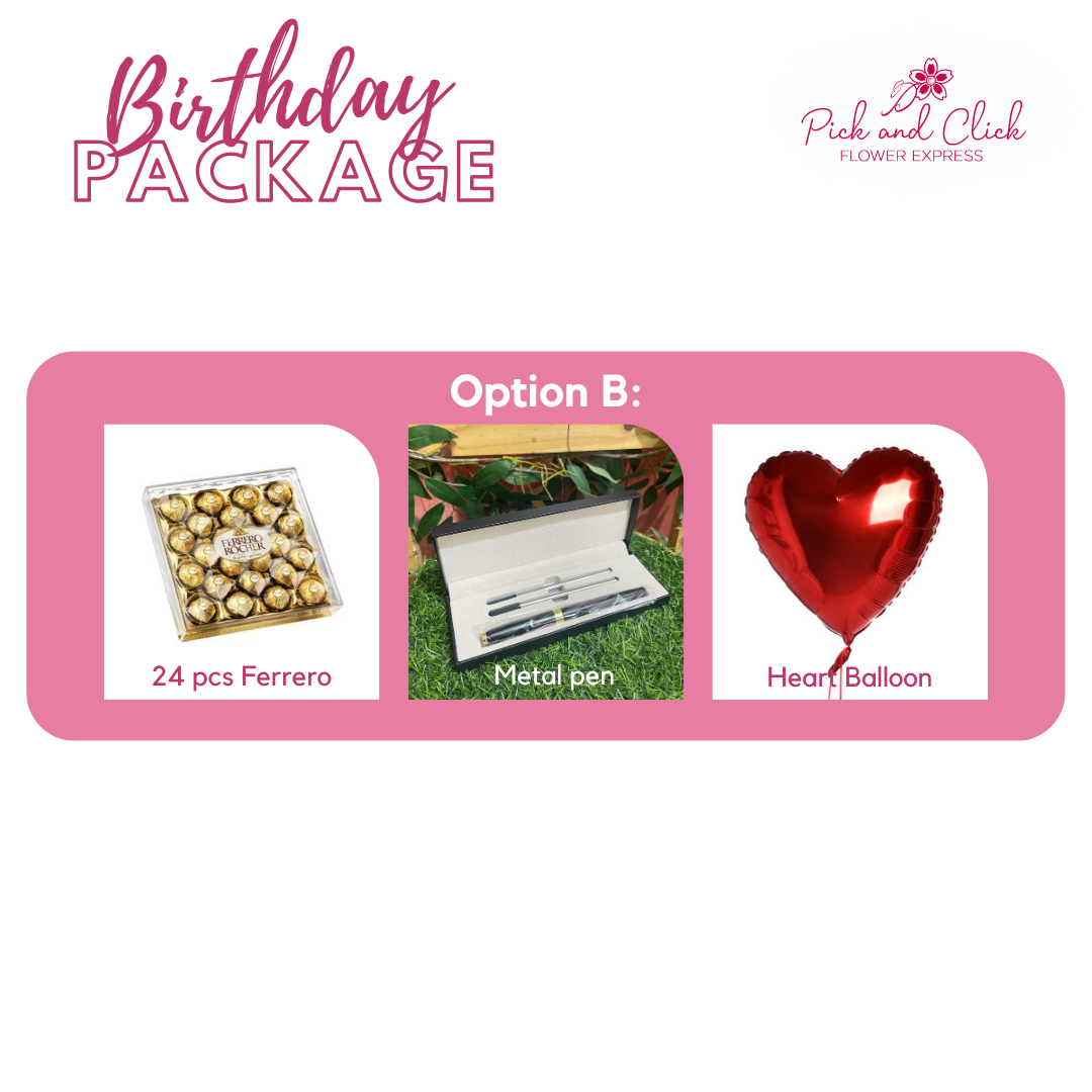 Bday Package Option B