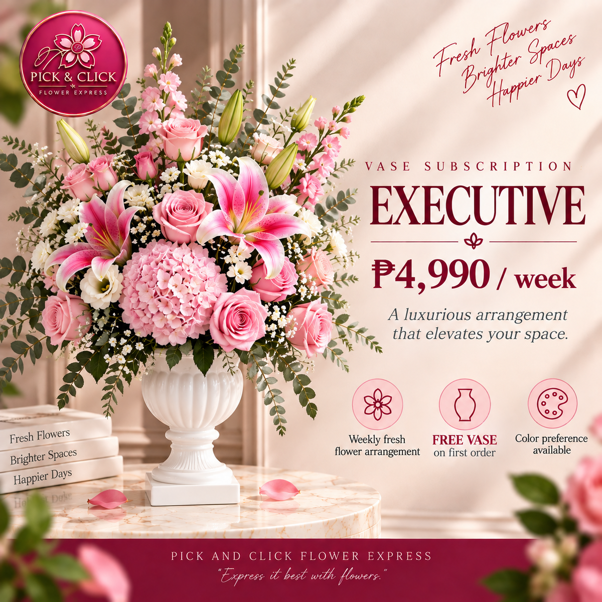 4-Week Flower Subscription