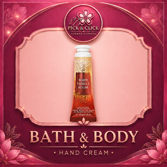 Bath & Body Works hand cream add-on gift from Pick and Click Flower Express, perfect with flower bouquets, birthday gifts, romantic surprises, anniversaries, and flower delivery in Metro Manila, Philippines.