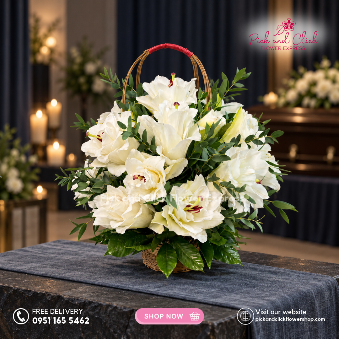 Clictek Mini Sympathy 10 | White Lilies and Stargazers Manila – Pick and Click ...