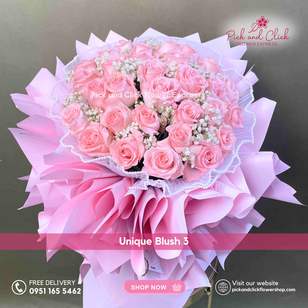 Round Arrangement Imported China Pink Rose