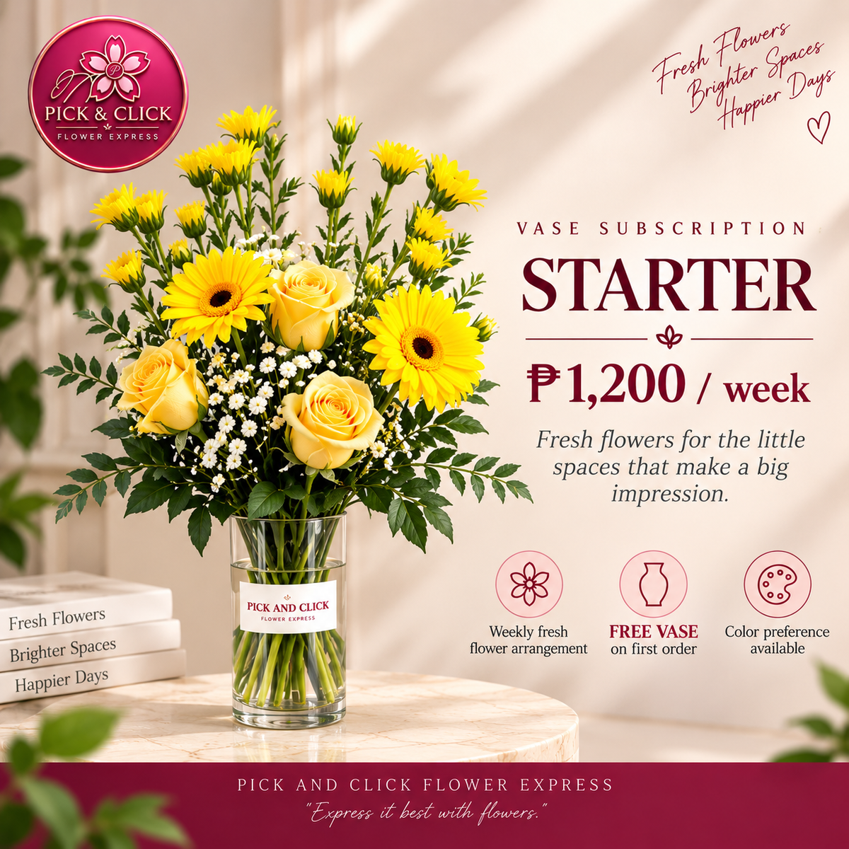 4-Week Flower Subscription