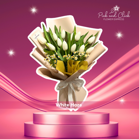 White Tulips Bouquet